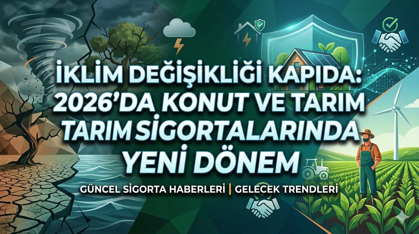 İklim Değişikliği Kapıda: 2026'da Konut ve Tarım Sigortalarında Yeni Dönem